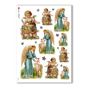 CULT-0113. Carta di riso sacra per decoupage.