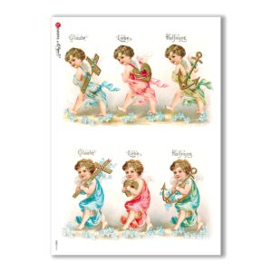 CULT-0114. Carta di riso sacra per decoupage.