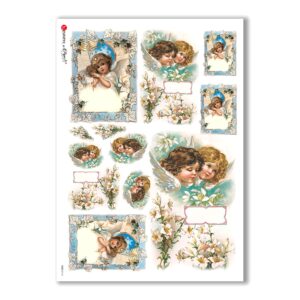 CULT-0116. Carta di riso sacra per decoupage.