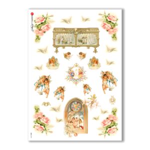 CULT-0119. Carta di riso sacra per decoupage.