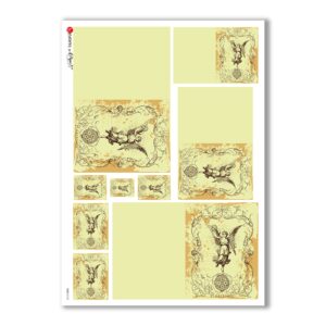 CULT-0122. Carta di riso sacra per decoupage.