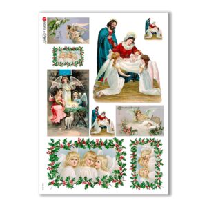 CULT-0126. Carta di riso sacra per decoupage.