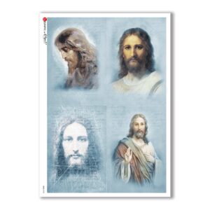 CULT-0130. Carta di riso sacra per decoupage.