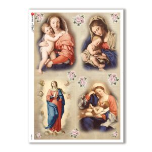 CULT-0131. Carta di riso sacra per decoupage.