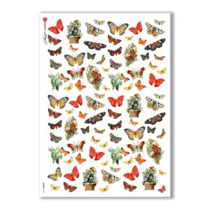 ANIMALS-0027. Carta di riso animali per decoupage.