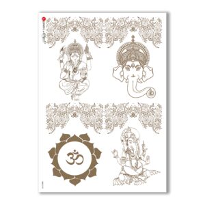 CULT-0133. Carta di riso sacra per decoupage.