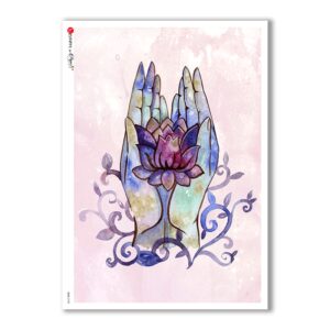 CULT-0135. Carta di riso sacra per decoupage.