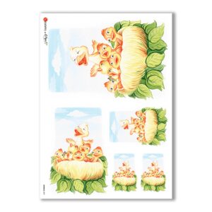 ANIMALS-0031. Carta di riso animali per decoupage.