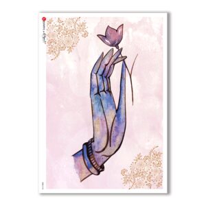 CULT-0136. Carta di riso sacra per decoupage.