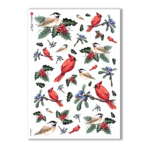 ANIMALS-0034. Carta di riso animali per decoupage.