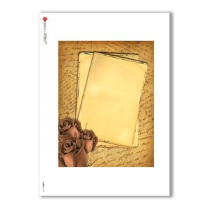 ALBUM-L-0009. Carta di riso album per decoupage.