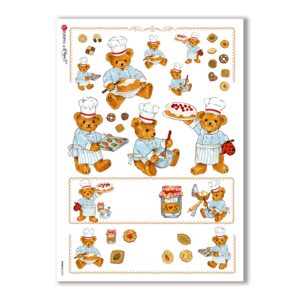 ANIMALS-0050. Carta di riso animali per decoupage.