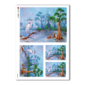 ANIMALS-0058. Carta di riso animali per decoupage.