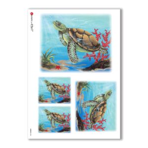 ANIMALS-0062. Carta di riso animali per decoupage.