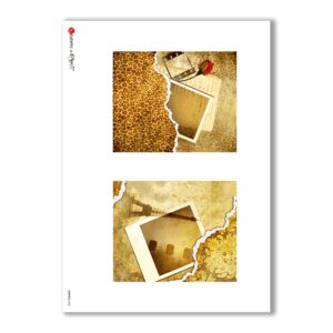 ALBUM-S-0006. Carta di riso album small per decoupage