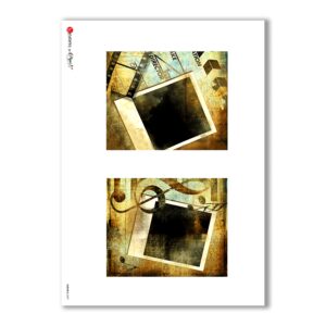 ALBUM-S-0007. Carta di riso album small per decoupage