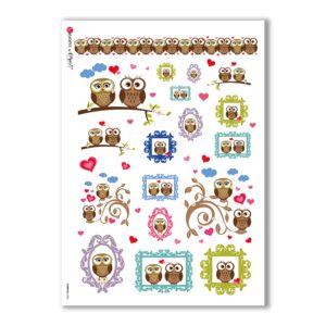 ANIMALS-0065. Carta di riso animali per decoupage.