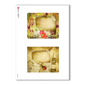 ALBUM-S-0010. Carta di riso album small per decoupage