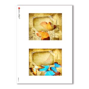 ALBUM-S-0011. Carta di riso album small per decoupage