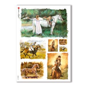 ANIMALS-0073. Carta di riso animali per decoupage.