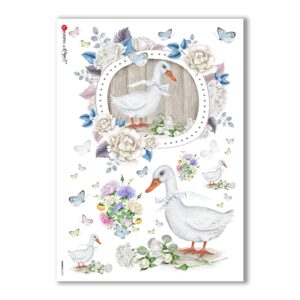ANIMALS-0075. Carta di riso animali per decoupage.