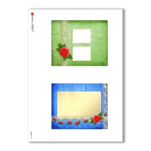 ALBUM-S-0023. Carta di riso album small per decoupage