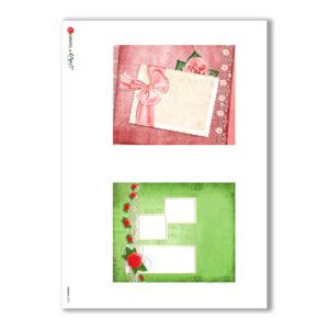 ALBUM-S-0025. Carta di riso album small per decoupage