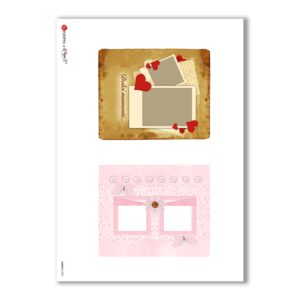 ALBUM-S-0032. Carta di riso album small per decoupage