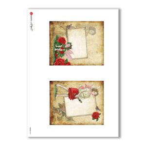 ALBUM-S-0033. Carta di riso album small per decoupage