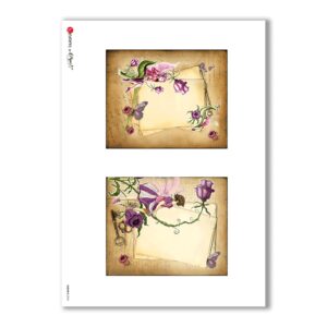 ALBUM-S-0034. Carta di riso album small per decoupage