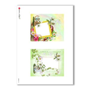 ALBUM-S-0035. Carta di riso album small per decoupage