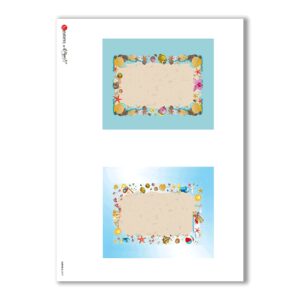 ALBUM-S-0037. Carta di riso album small per decoupage