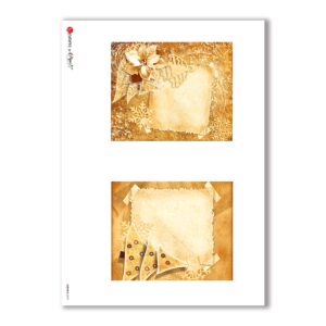 ALBUM-S-0039. Carta di riso album small per decoupage