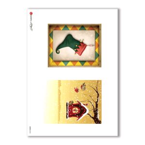 ALBUM-S-0045. Carta di riso album small per decoupage