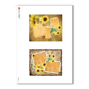 ALBUM-S-0048. Carta di riso album small per decoupage