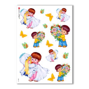 BABY-0001. Carta di riso bambini per decoupage.