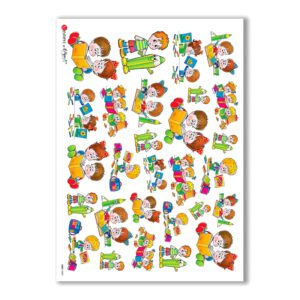 BABY-0005. Carta di riso bambini per decoupage.