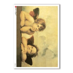 ARTWORK-0002. Carta di riso opere d'arte per decoupage.