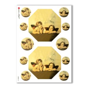 ARTWORK-0003. Carta di riso opere d'arte per decoupage.