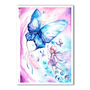 BABY-0015. Carta di riso bambini per decoupage.