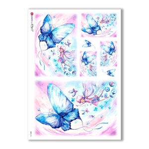 BABY-0016. Carta di riso bambini per decoupage.