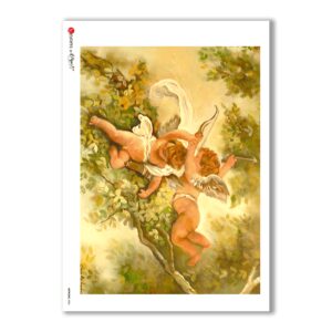 ARTWORK-0006. Carta di riso opere d'arte per decoupage.