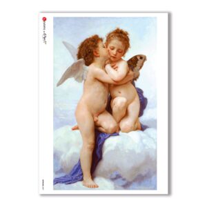 ARTWORK-0007. Carta di riso opere d'arte per decoupage.