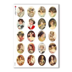 ARTWORK-0009. Carta di riso opere d'arte per decoupage.