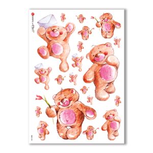 BABY-0020. Carta di riso bambini per decoupage.