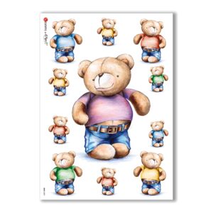 BABY-0021. Carta di riso bambini per decoupage.