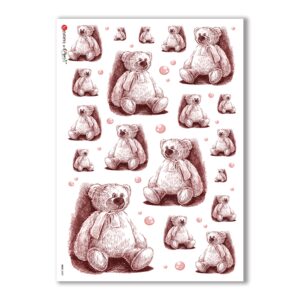 BABY-0022. Carta di riso bambini per decoupage.