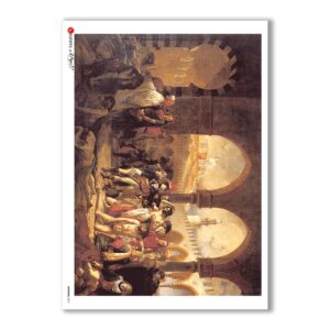 ARTWORK-0012. Carta di riso opere d'arte per decoupage.