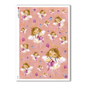BABY-0024. Carta di riso bambini per decoupage.