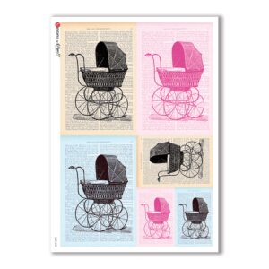 BABY-0030. Carta di riso bambini per decoupage.